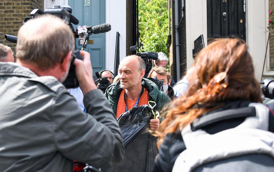 Dominic Cummings collaboratore di Boris Johnson che violato le regole anti Covid-19